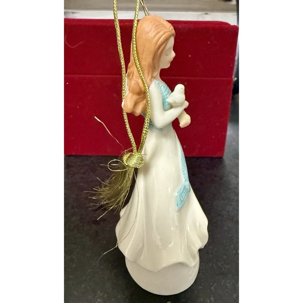 Lenox Ornament Angel of Grace with Peace Dove, 4.5